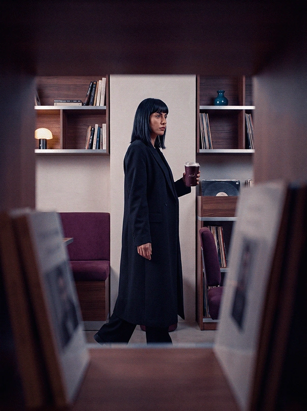ABREEZ standing interior portrait