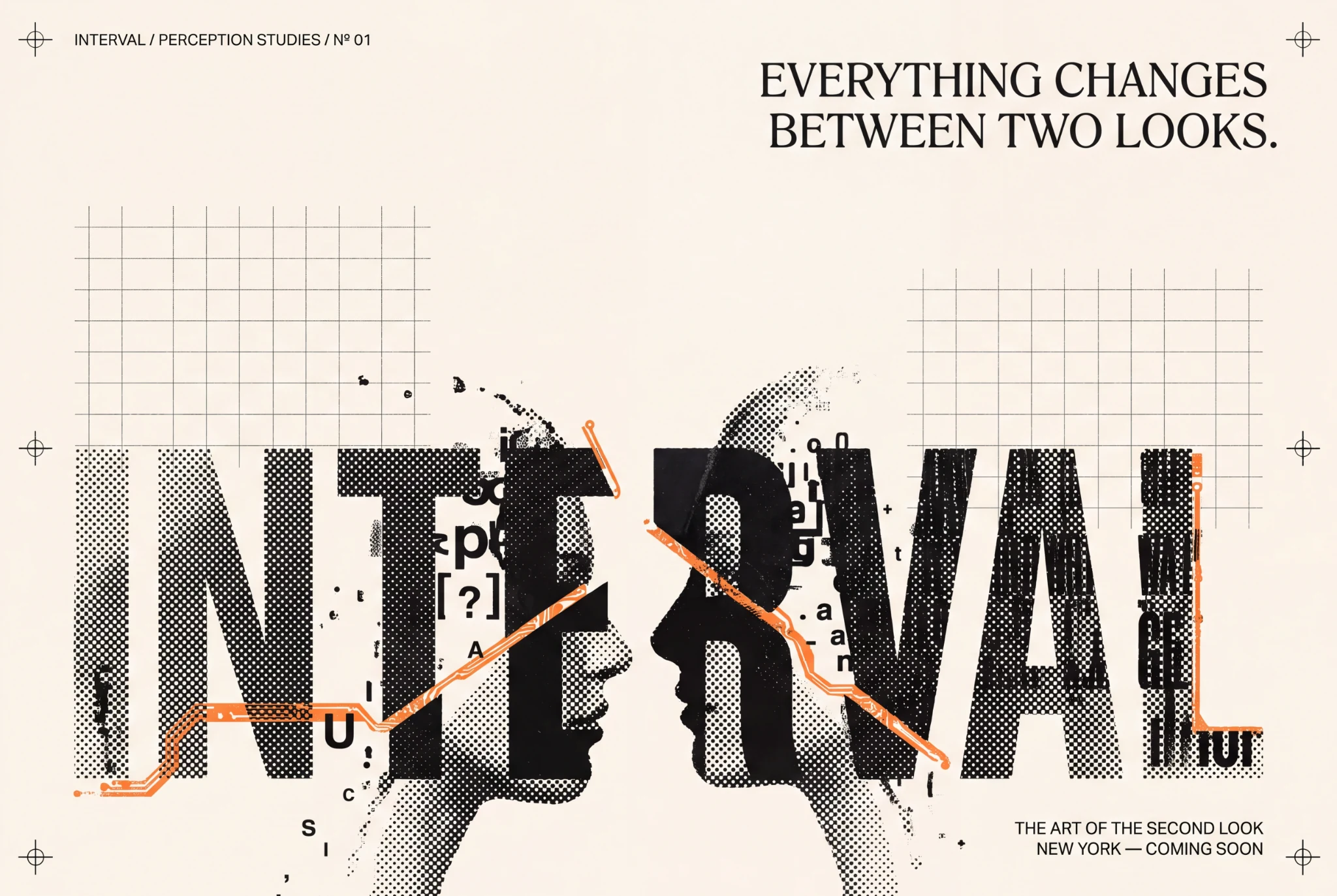 INTERVAL movement typography campaign