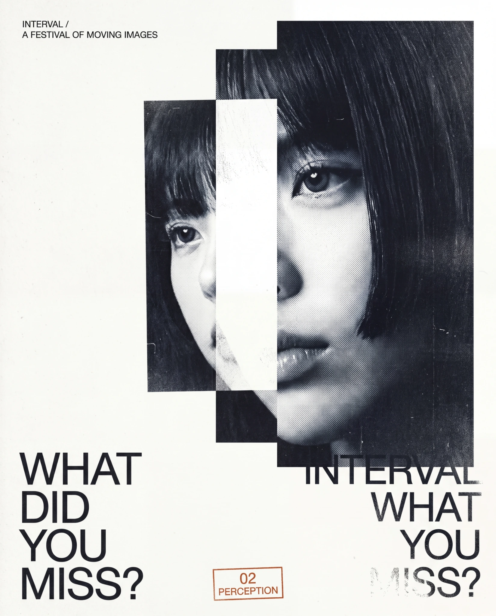 INTERVAL fragmented portrait editorial