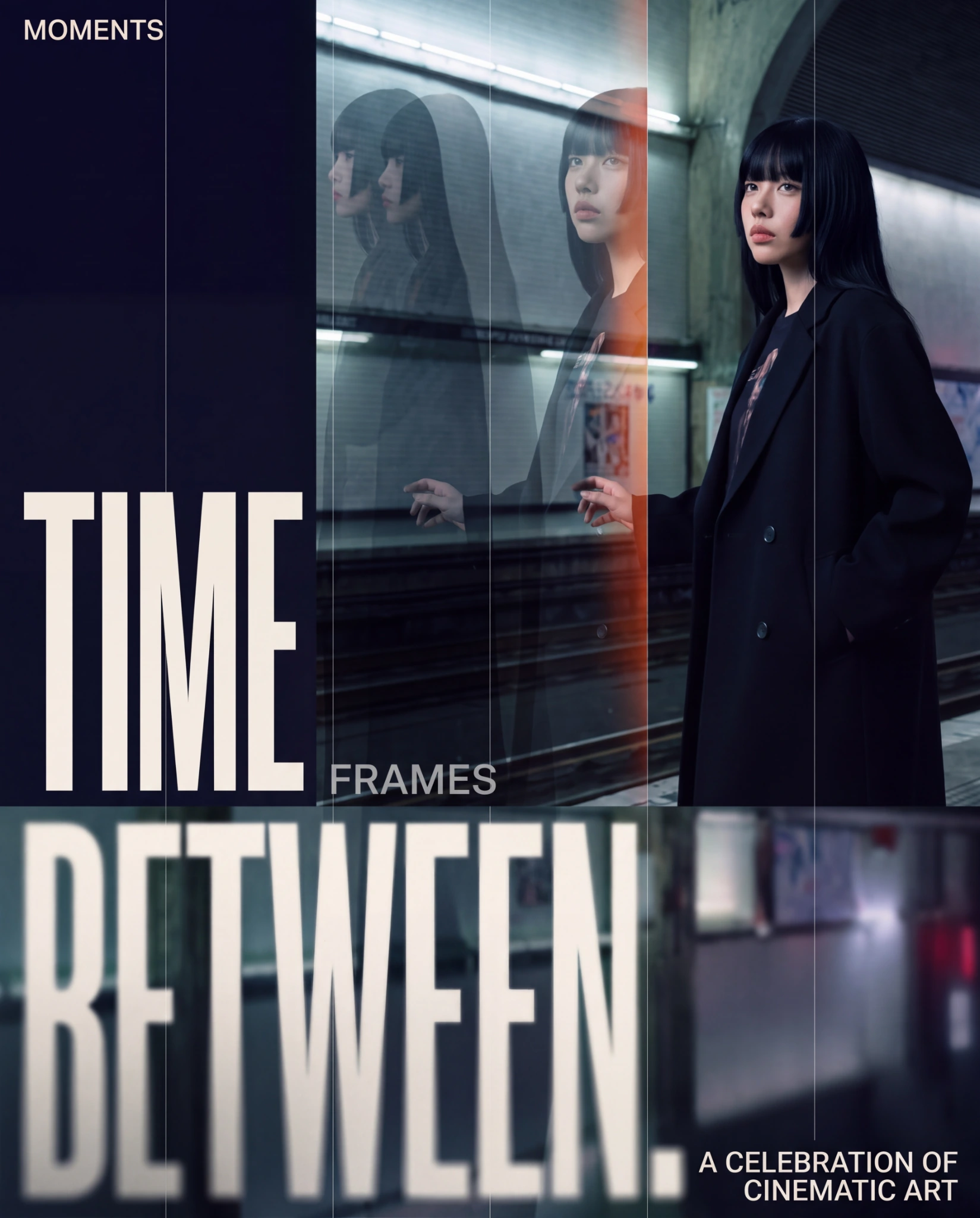 INTERVAL Time Between Frames editorial poster